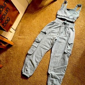 Sky blue 2pc set worn once